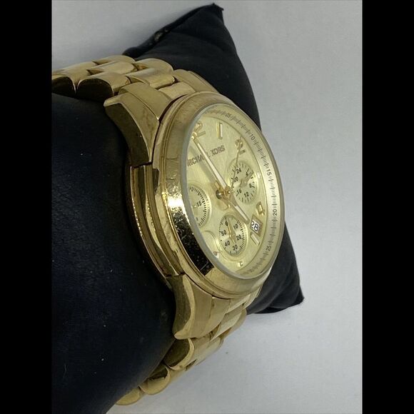 Michael Kors Runway MK5055 Unisex Stainless Steel Analog Dial Quartz Watch UC862 - Picture 5 of 12